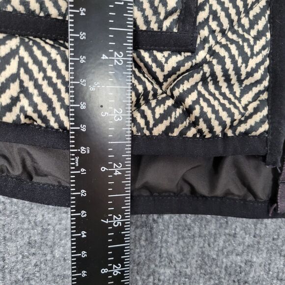 J CREW Black 93111 Quilted Herringbone Excursion Down Fill Puffer Vest SMALL - Picture 7 of 12